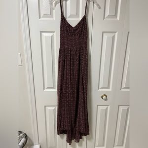 Abercrombie Size Large Maroon patterned Dress